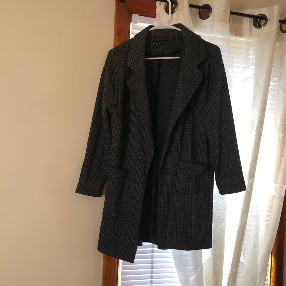 Plaid blazer
